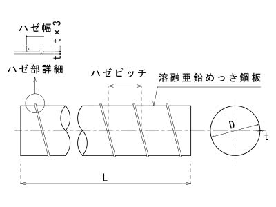 スパイラルダクト