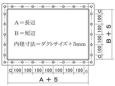 角フランジ