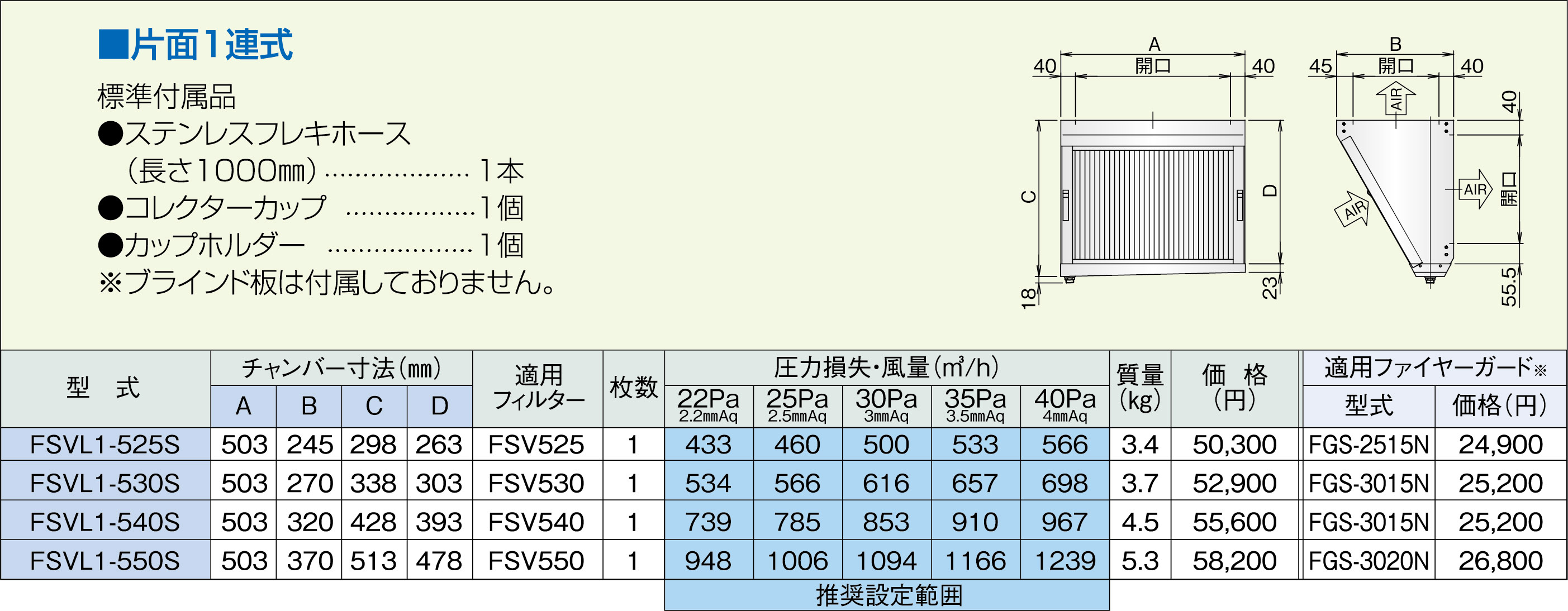 FSVL1-Sシリーズ